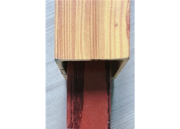 Glass fiber wood felt profile